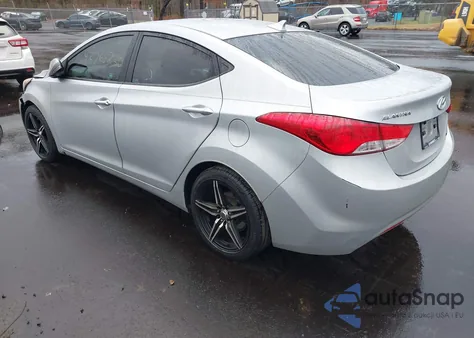 2012 Hyundai Elantra Limited from USA, damaged, VIN 5NPDH4AEXCH081785